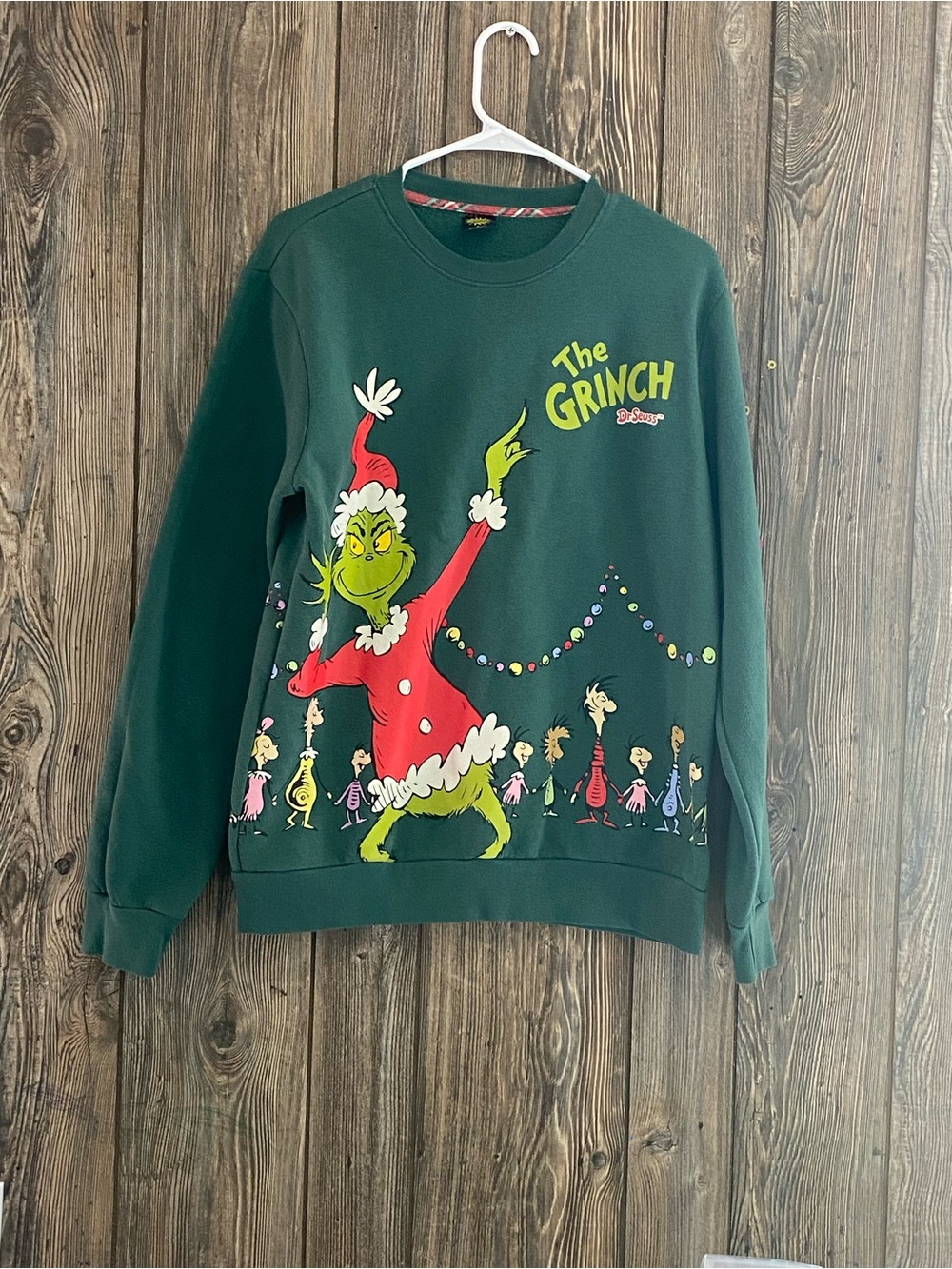 The Grinch Graphic Green Crewneck Sweatshirt
